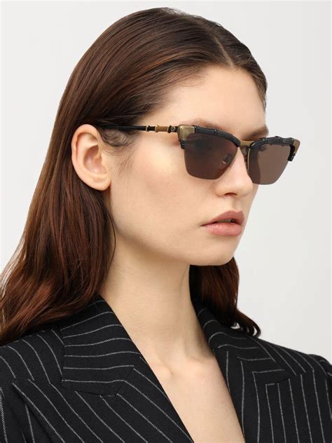 gucci oversized sunglasses bamboo design|gucci bamboo aviator sunglasses.